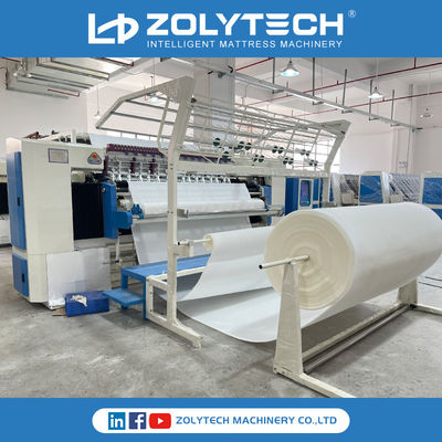 350mph ম্যাট্রেস কুইল্টিং মেশিন 1500rpm ZOLYTECH স্বয়ংক্রিয় সেলাই