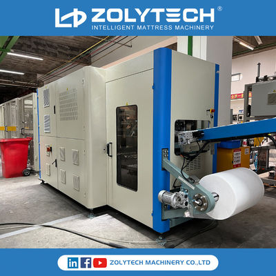 ZOLYTECH ZLT-PSD180 পকেট স্প্রিং কয়েলিং মেশিন 180pcs/মিনিট কম্পিউটারাইজড পকেট স্প্রিং প্রোডাকশন লাইন গদি নেটের জন্য