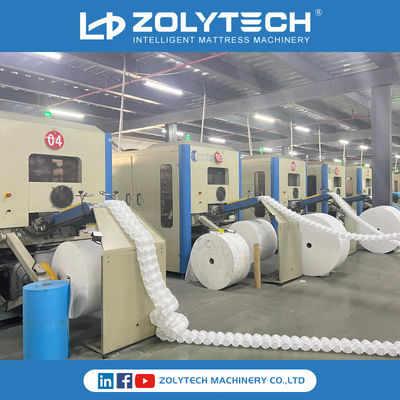 ZLT-PS180S পকেট স্প্রিং সমাবেশ মেশিন OEM গদি বসন্ত মেশিন