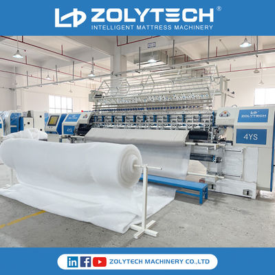 হোম কুইল্ট কুইল্টিং মেশিন ZOLYTECH স্বয়ংক্রিয় মাল্টি নিডেল কুইল্টিং মেশিন
