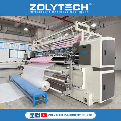ZOLYTECH ইন্ডাস্ট্রি ম্যাট্রেস কুইলটিং মেশিন কাপড়ের জন্য বড় শাটল