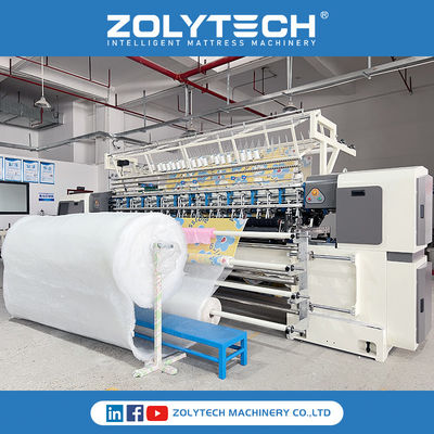 গদি কুইলটিং মেশিন ZOLYTECH শিল্প পোশাকের জন্য কুইলটিং মেশিন