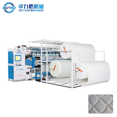 আরামদায়কদের জন্য ZOLYTECH ZLT-WV8 1000rpm ইন্ডাস্ট্রিয়াল মাল্টি নিডেল কুইল্টিং মেশিন