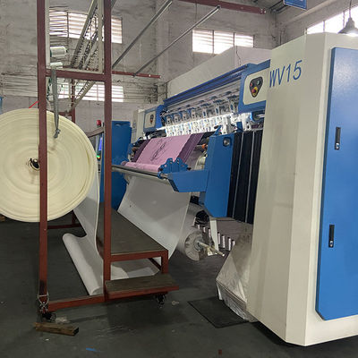 কুইল্টের জন্য WV15 1500rpm ইন্ডাস্ট্রিয়াল কুইল্টিং মেশিন চেইন স্টিচ ZOLYTECH ম্যাট্রেস মেশিনারি