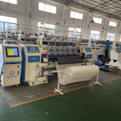 ZOLYTECH ZLT-YS128 কম্পিউটারাইজড লক স্টিচ মাল্টি-নিডেল কুইল্টিং মেশিন